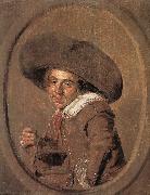 A Young Man in a Large Hat HALS, Frans